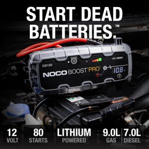 NOCO Boost GB150 Jump Starter – 3000A Portable Battery Power