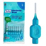 TePe Interdental Brush, Original, Blue, 0.6mm/ISO 3, 8pcs, Plaque Removal, efficient Clean Between The Teeth, Tooth Floss, for Small Gaps