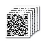 Bliss Monkey Co. (5 Pack) Rick Roll QR Code Sticker - Never Going to Give You Up - Never Gonna Give You Up - 3.5 x 3.5 inch - Funny Prank Joke Gag Gift - Vinyl Sticker Decal - Made in USA (BMC-RROLL)