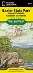 Baxter State Park Map [Mount Katahdin, Katahdin Iron Works] (National Geographic Trails Illustrated Map, 754)