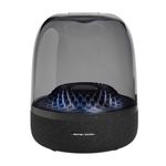 Harman Kardon Aura Portable Bluetooth Speaker with 360-Degree Audio and Ambient Light, Black