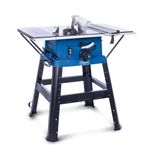 Scheppach HS254 Table Saw | 10" 254mm Circular Saw 45° Tilt | 2200W Soft Start | XL Table 63x94cm | 85mm Cutting Height | Inc. Base, 1 Blade & Cross Cutting Gauge