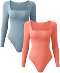 OQQ Women's 2 Piece Bodysuits Sexy 