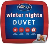 Silentnight Winter Nights Single Duvet – Soft Warm Cosy Thick Heavyweight Winter Quilt Duvet for Cold Nights Comfortable Hypoallergenic and Machine Washable – 125x200cm