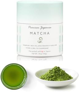 Matcha Green Tea Powder - 100% Natural Authentic Japanese Powdered Green Tea - Single Origin Tea - Premium Grade - 1.8 oz, 50 g - Vegan, Non-GMO, Sugar-Free, and Gluten-Free