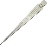 RIVERWELD Welding Gauge Taper Gauge Both side Inches and Metric Max Range: 5/8" & 15mm Min Range: 1/32" & 1.0mm Measure Weldment Gap Bore Hole