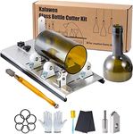 Kalawen Adjustable Glass Bottle Cutter Kit DIY Tool, Stainless Steel Cutting Machine Set for Wine, Beer, Liquor, Whiskey, Alcohol, Champagne, Soda Round Bottles