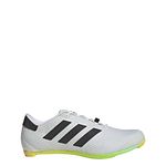 adidas Unisex-Adult The Road Shoe Cycling, Cloud White/Core Black/Beam Green, 10.5 US