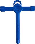 Trade Access Panels Universal Loft Hatch Key. Square Drive T Key Opener Tool, for Gas Box, Drain Tap. Spare Replacement Plastic Budget Lock Tee Key for Cabinet Lock, Utility Key- Blue