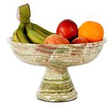 Radicaln Marble Fruit Bowl Green Onyx 12" Inch Handmade kitchen Table Bowl - Dining Fruit Holder Decorative Bowls - Fruit Dish - Salad & Vegetable Storage For Kitchen Counter