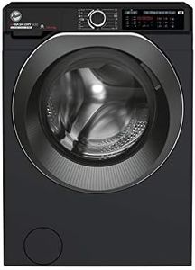 Hoover H-Wash 500 HD4149AMBCB Freestanding Washer Dryer, Large Capacity, 14 kg/9 kg Load, 1400 rpm, Black