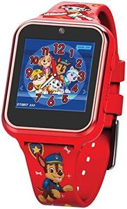 Accutime Paw Patrol Smart Watch with Camera for Kids and Toddlers - Interactive Smartwatch for Boys & Girls Featuring Games, Voice Recorder, Calculator, Pedometer, Alarm, Stopwatch, with USB Cable,