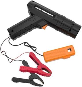Timing Light Automotive,12V Inductive Ignition Timing Light Gun for 2&4 Stroke Petrol Engine Car,Motorcycle,everse Polarity Protection, Overload Protection.