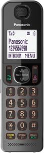 Panasonic Corded & Cordless Home Phone Kit – Answerphone, Call Blocker, Black