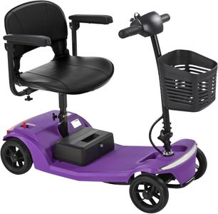 Discover Mobility Pilot 2026 Portable Mobility Scooter, 4mph, 136kg, Purple
