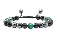 Crystal Heaven Cancer Bracelet for Women Men - Crystal Bracelet with Black Tourmaline, Hematite and Malachite Stones - Spiritual Gift Bracelet