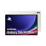 Samsung Galaxy Tab S9 Ultra 5G Android Tablet, 1TB Storage, S Pen Included, Unlocked, Beige, 3 Year Samsung Extended Warranty (UK Version)