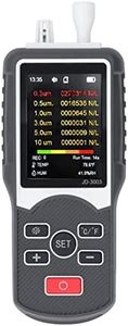 Air Quality Monitor Particle Detector Indoor PM1.0 PM10 Handheld Dust Particle Counter Particulate Matter Temperature Humidity Pollution Meter for Outdoor Home Office