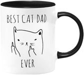 Gift for Dad Best Cat Dad Ever Coffee Mug Dad Gifts Christmas Gifts for Dad,Men,Husband Dad Gifts from Daughter,Son,Wife,Kids Birthday Gift Idea for New Father,Dad Him Dad Coffee Mugs Cat Lover Mugs