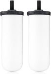 British Berkefeld Water Filter System with Activated Carbon - 2 x 7 Ultra Fluoride Ceramic Gravity Filter Cartridge Reduces Contaminants | WRAS Certified Drinking Water Candle Element| 8B76