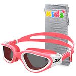 ZIONOR Kids Swim Goggles, G1MINI Polarized Swimming Goggles Comfort for Age 6-14