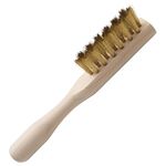 Suede Cleaning Brush – for Cleaning Suede & Nubuck Shoes, Clothing, Handbags – Brass Wired with Wooden Handle