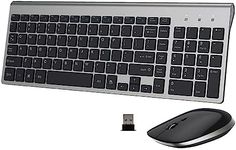 Wireless Keyboard and Mouse Combo, 