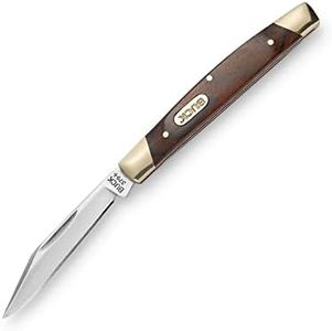 Buck Knives 379 Solo Single-Blade Folding Pocket Knife with Wood Handle