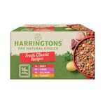 Harringtons Grain Free Adult Mixed Flavour Wet Dog Food Classics Pack - 16x400g