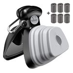 ORIA Dog Pooper Scooper for Large & Small Dogs, Portable Hands-Free Poop Scooper with Built-in Bag Dispenser & 6 Roll Bags, One-Handed Pet Waste Picker for Walking, Garden & Outdoor Use