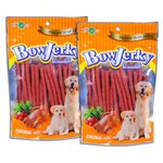 Rena Bow Jerky Dog Treats for All Life Stages - Protein Rich Chicken Stick for Training, Reward and Snacking, 200 gm (Pack of 2)