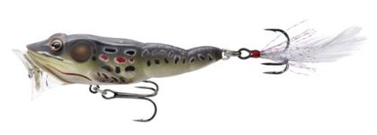 Live Target Koppers Popper Frog Lure, 2-1/-Inch,/4-Ounce, Brown/Black