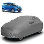 AUTOGUYS PM-I Car Body Cover for Maruti Suzuki Alto K10 / Alto 800 [Year 2018 Onwards] - Dust & UV Proof Premium Matty Car Cover with 3 Body Belts