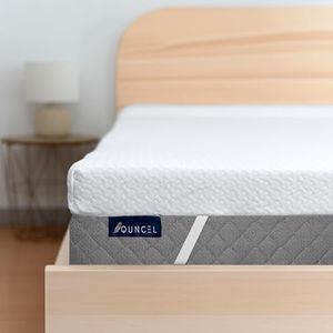 QUNCEL®- Topper Viscoelastico de Gel Ventilado | 90x190 | 7cm | Hipoalergenico | Certificados Oeko-Tex-CertiPUR | Sobrecolchon 90x190, Topper Colchon, Topper 90x190, Mattress Topper, Topper colchón