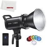 Godox SL100Bi 100W 2800-6500K White Yellow Version LCD Panel LED Video Light Continuous Output Bowens Mount Studio Light(SL100-Bi)