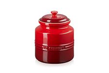 Le Creuset Enamelled Stoneware Biscuit Jar, 2.4 Litres, Cerise, 91026725060000