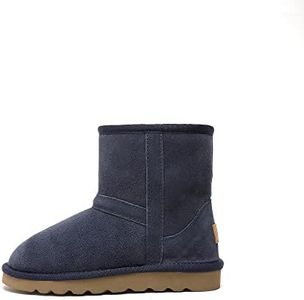 Byron Toddler UGG Boots - 100% Genuine A-Grade Australian Sheepskin (8, Navy, numeric_8)