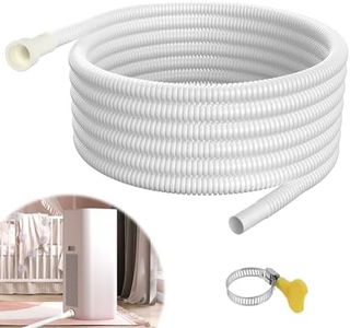 UNIFAMILY 13Ft Dehumidifier Drain Hose, Universal Cuttable Rubber Adapter Dehumidifier Hose, Flexible Drain Hose for Dehumidifiers indoor, Dehumidifier Hose Replacement (13 ft Dehumidifier Drain Hose)