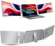 Smartlinx Laptop Screen Extender - 16" QHD 2500P Portable Monitor for Laptop, Detachable & Plug and Play Dual Laptop Monitor Extender for 12"-18" Laptops, Compatible with Wins/Mac/Android/Chrome