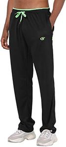 NEIKU Sport Men's Performance Training Pant with Pockets Men's Workout Pant Black Medium