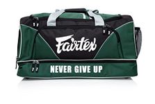 Fairtex Gym Bag Gear Equipment for Muay Thai, Boxing, Kickboxing, MMA (BAG2-Green)