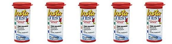 5X Lamotte Insta-Test 4 Plus, Free Chlorine, Bromine, Alkalinity, pH, Total Hardness Testing