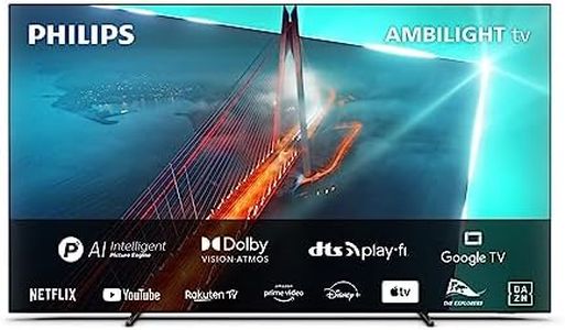 Philips Ambilight TV | 55OLED708/12 | 139 cm (55 Zoll) 4K UHD OLED Fernseher | 120 Hz | HDR | Dolby Vision | Google TV | VRR | WiFi | Bluetooth | DTS:X | Sprachsteuerung