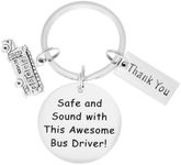 Bus Driver Gift Keychain School Bus Driver Gifts Retirement Keychain Thank You Gift