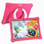 SGIN 10.1 Inch Kids Tablet Android 13, 2GB RAM(Expandable 2GB) 64GB SSD Storage Tablet for Kids with Kid-Proof Case, WiFi, Parental Control, Dual Camera, Bluetooth, Games Educational Tablet(Pink)