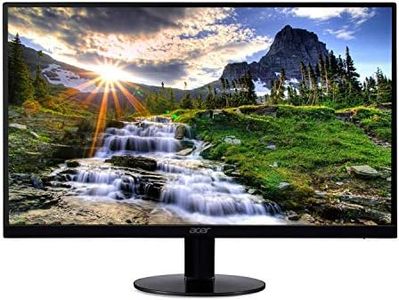 Acer 21.5 Inch Full HD (1920 x 1080) IPS Ultra-Thin Zero Frame Computer Monitor (HDMI & VGA Port), SB220Q bi