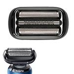 Series 5 Replacement Head Compatible with Braun Electric Shaver S5/6 Foil Cutter Beard Trimmer Wet Dry for Men Razor 6072cc, 6090cc, 6020s, 6040cs, 6075cc, 5018s, 5049cs Shaver Accessories 53B