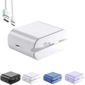 Rechargeable Electric Letter Opener - Automatic Letter Opener Envelope Slitter, Electric Letter Opener Envelope Slitter for Universal Mail and Envelopes(White)