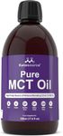 Ketosource® Pure MCT Oil | High Purity Source of Ketone-Boosting C8 & C10 MCTs | Supports Keto Nutrition & Fasting | Vegan Safe & Gluten Free (500ml)