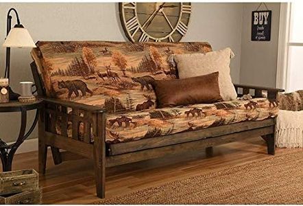 Kodiak Furniture Tucson Full Size Futon Set in Rustic Walnut Finish, Canadian